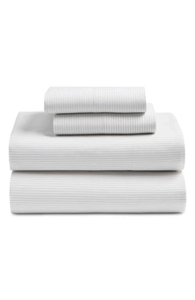 Nordstrom Stripe Cotton Percale Sheet Set In Blue