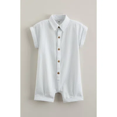 Nordstrom Babies'  Stripe Cotton Romper In Multi