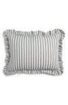 Nordstrom Stripe Linen Accent Pillow In Gray