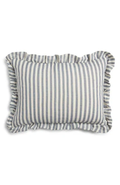 Nordstrom Stripe Linen Accent Pillow In Blue Chip Multi