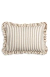 Nordstrom Stripe Linen Accent Pillow In Neutral