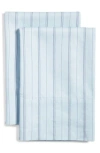 Nordstrom Stripe Organic Cotton Sateen Pillowcases In Blue Skyride Stripe
