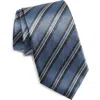 Nordstrom Stripe Silk Tie In Blue