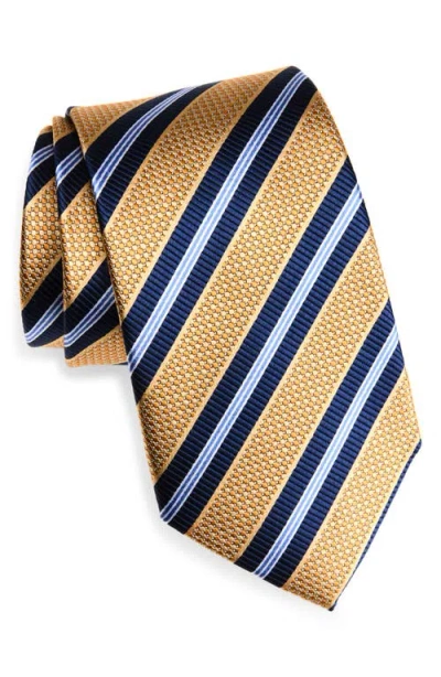 Nordstrom Stripe Silk Tie In Blue