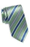 Nordstrom Stripe Silk Tie In Green