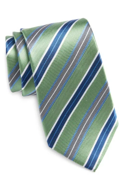 Nordstrom Stripe Silk Tie In Green