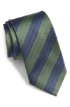 Nordstrom Stripe Silk Tie In Green