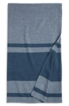 Nordstrom Stripe Wool & Cashmere Throw Blanket In Blue