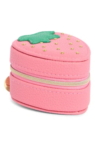 Nordstrom Studded Strawberry Jewelry Box In Pink