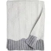 Nordstrom Sweater Knit Throw Blanket In Grey Vapor- Grey Pearl
