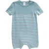 Nordstrom Sweater Romper In Blue Basalt Stripe