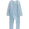 Nordstrom Babies'  Sweater Romper In Blue Falls
