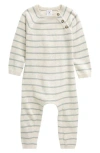 Nordstrom Sweater Romper In Ivory Heather Green