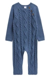 Nordstrom Sweater Romper In Navy Denim