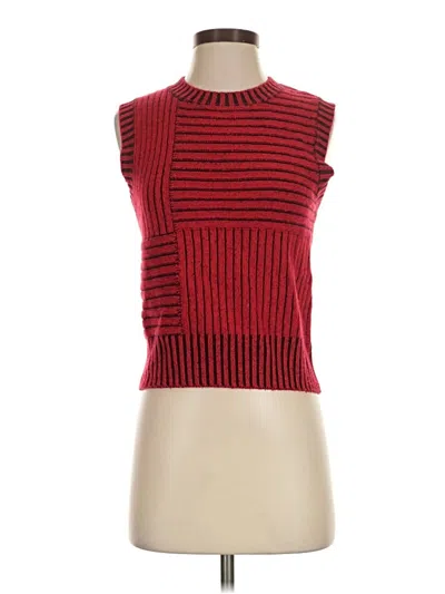 Pre-owned Nordstrom Sweater Vest In Red