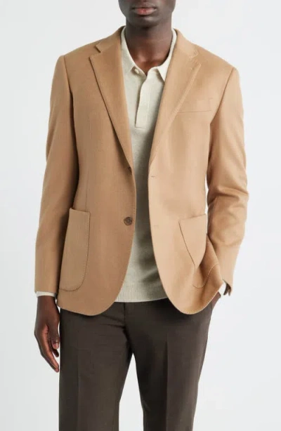 Nordstrom Tan Cashmere Sport Coat In Brown
