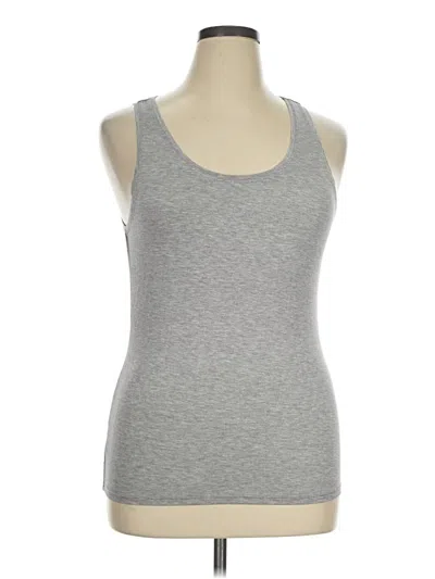 Pre-owned Nordstrom Tank Top Gray Halter Neckline Tops