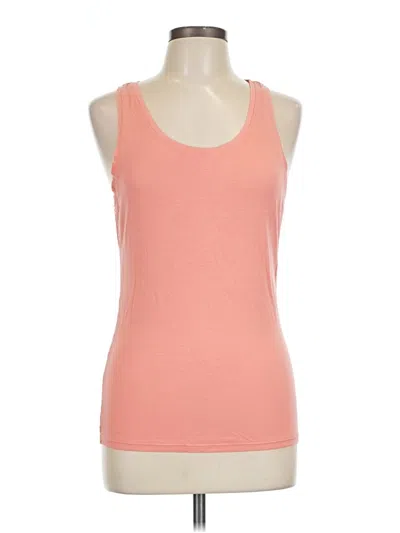 Pre-owned Nordstrom Tank Top Orange Halter Neckline Tops