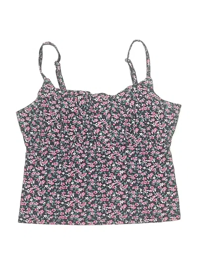 Pre-owned Nordstrom Kids' Tank Top Purple Sweetheart Neckline Tops
