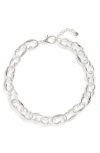 Nordstrom Teardrop Chain Necklace In Silver
