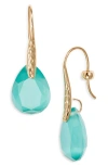 Nordstrom Teardrop Semiprecious Stone Drop Earrings