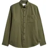Nordstrom Tech-smart Trim Fit Check Stretch Button-down Shirt In Green Depths