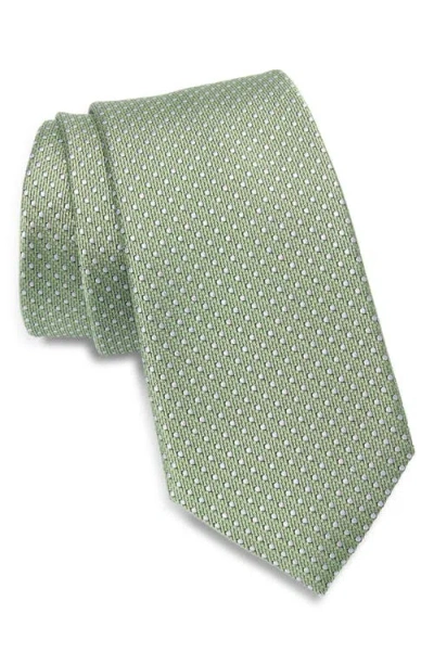 Nordstrom Tepper Dot Silk Jacquard Tie In Green