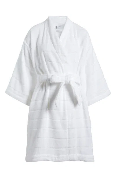 Nordstrom Terry Rib Short Robe In White