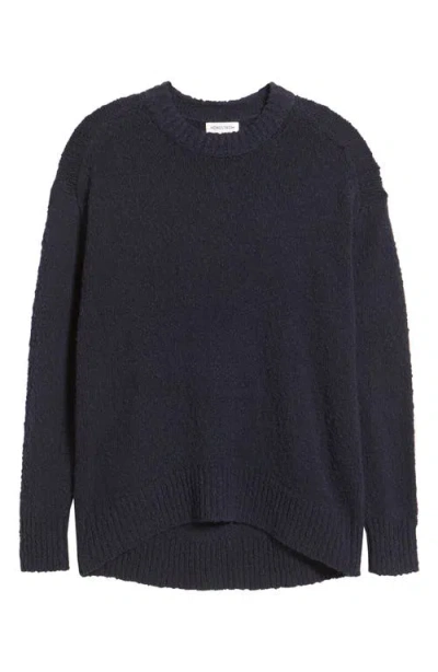Nordstrom Texture Crewneck Sweater In Blue