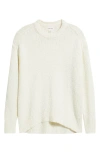 Nordstrom Texture Crewneck Sweater In White