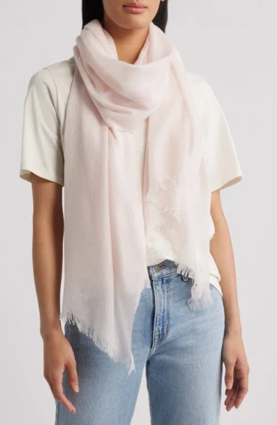 Nordstrom Textured Cashmere Scarf In Metallic