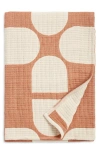 Nordstrom Textured Cotton Throw Blanket In Brown
