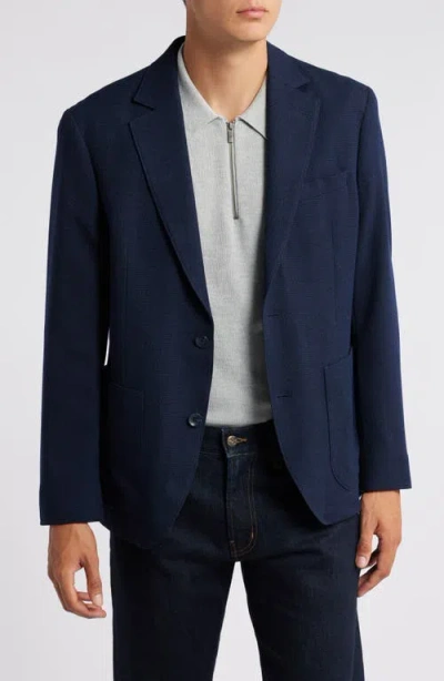 Nordstrom Textured Knit Wool Sport Coat