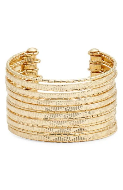 Nordstrom Textured Multiband Cuff Bracelet