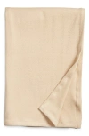 Nordstrom Textured Organic Cotton Blanket In Beige Semolina