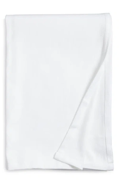 Nordstrom Textured Organic Cotton Blanket In White