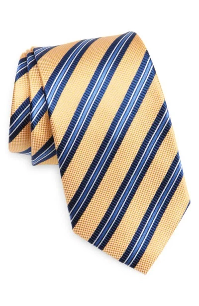 Nordstrom Textured Stripe Silk Jacquard Tie