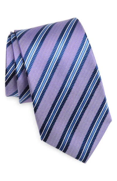 Nordstrom Textured Stripe Silk Jacquard Tie