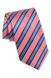 Nordstrom Textured Stripe Silk Jacquard Tie In Red