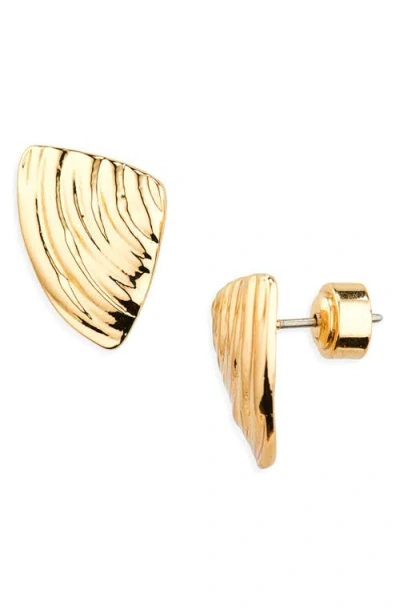 Nordstrom Textured Stud Earrings In Gold