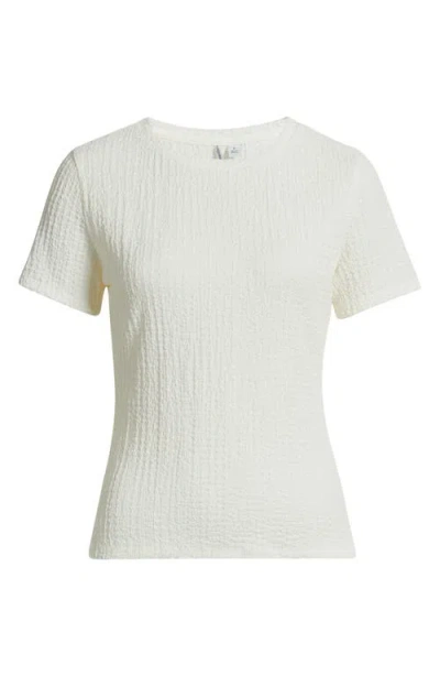 Nordstrom Textured T-shirt In White