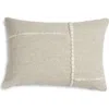 Nordstrom Textured Wool & Linen Blend Accent Pillow In Beige Oatmeal
