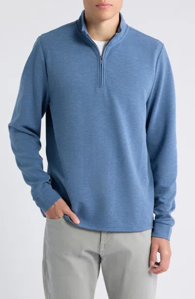 Nordstrom The Helm Quarter-zip Pullover In Blue