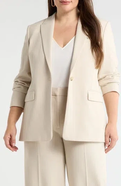 Nordstrom The Ingrid Classic Fit Blazer In Beige Oatmeal