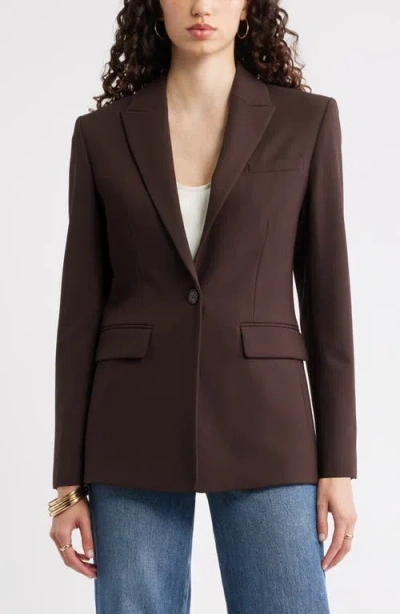 Nordstrom The Ingrid Classic Fit Blazer In Brown