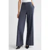 Nordstrom The Lennox Wide Leg Trousers In Gray