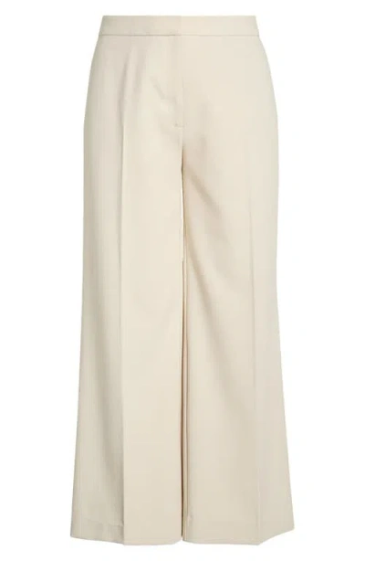 Nordstrom The Lennox Wide Leg Trousers In Neutral