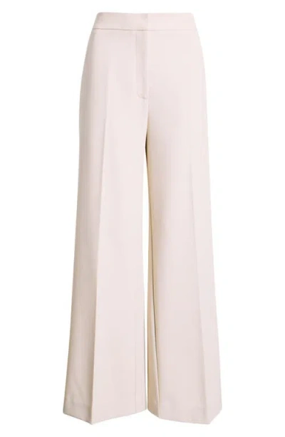 Nordstrom The Lennox Wide Leg Trousers In White