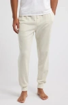 Nordstrom Thermal Lounge Joggers In Ivory Dove