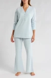 Nordstrom Thermal Pajamas In Blue Drift